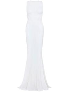 Let's Swim сетчатое платье макси, белый