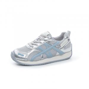 MUPPLE Серебристо-голубые женские низкие повседневные туфли с абразивоустойчивостью, дышащие, легкие, увеличивающие рост, цвет Silver Blue