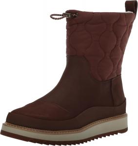 Женские ботинки TOMS Makenna, Chestnut Leather And Ridged