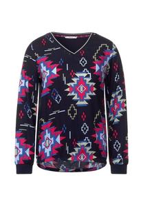 Блузка с длинными рукавами Cecil, голубой