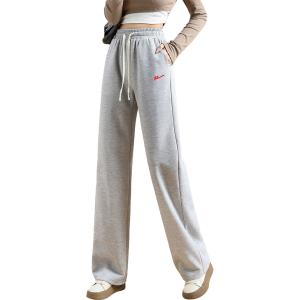 Повседневные брюки женские Moderate Straight Fit WARRIOR, светло-серый