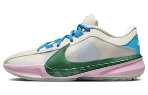 Мужские баскетбольные кроссовки Nike Freak 5, Light Orewood Brown/Medium Soft Pink/Blue Lightning/Emerald Rise