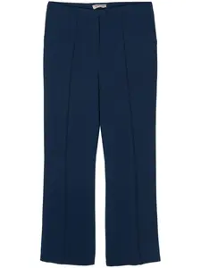 Прямые брюки со складками Blanca Vita, синий