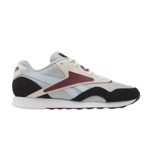 Кроссовки Reebok Classic Nylon Plus 'Black Steely Fog Maroon', серый