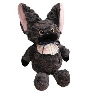 Плюшевая кукла Dewen Cat Dolls высотой 45см/60см MLING, черный