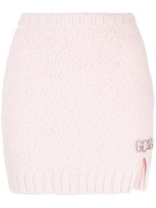 Gcds мини-юбка Hairy с логотипом, розовый
