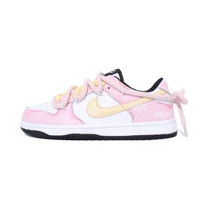Dunk 1978, Peach Snow Phantom Steps Low top скейтборд обувь женские Nike, розовый
