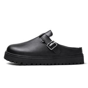 Captain illy Закрытые тапочки мужские черные, цвет Black