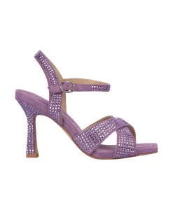 Сандалии со стразами Alma En Pena, фиолетовый