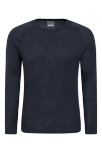 Топ с длинными рукавами и круглым вырезом, дышащий термо-базовый слой Mountain Warehouse, синий