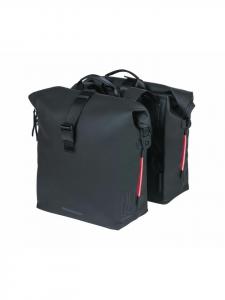 BASIL Велосипедная сумка SoHo Northern Lights двойная, черного цвета