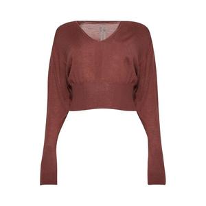 Топ Rick Owens Maglia Cropped Top, Rosewood