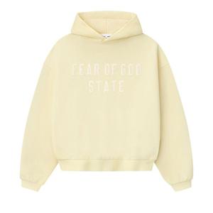 Худи Fear of God Essentials Kids 90s Fit Fleece Hoodie, Garden Yellow