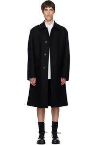 Шерстяное пальто Dries Van Noten, черный