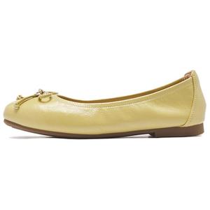 AGSDON Женские повседневные туфли 2 см женские желтые, цвет Yellow