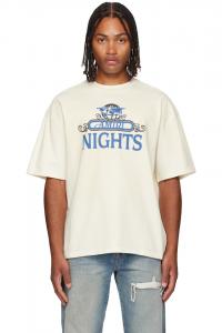 Оверсайз футболка Amiri Nights Amiri, цвет ivory