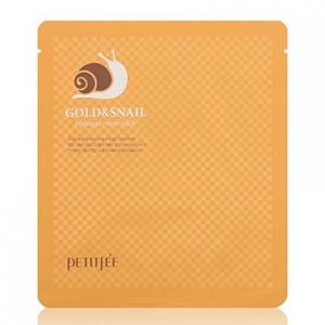 Petitfг€E Gold & Snail Mask Pack Корейская косметика 30г, Petitfee