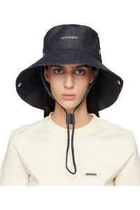 Джинсовая шляпа-ведро La croisière 'the de-nîmes' Jacquemus, темно-синий