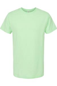 Футболка унисекс из тонкого джерси Tultex, цвет neo mint