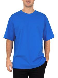 Мужская футболка свободного кроя Reichstadt 24RS058, синяя, размер S