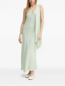 Платье макси с V-образным вырезом Day Birger Et Mikkelsen, зеленый