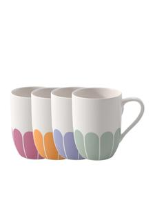 Кружка с ручкой, 4 шт. Цветы в цвете. Villeroy & Boch