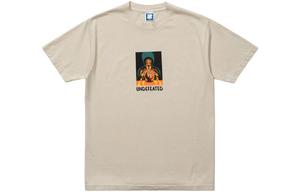 Футболка мужская с круглым вырезом, умеренный прямой крой UNDEFEATED, серо-коричневый