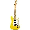 Гитара Fender Made in Japan Limited International Color Stratocaster, грифа из клена, цвет Monaco Yellow, в чехле