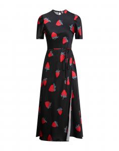 Платье миди Msgm, черный