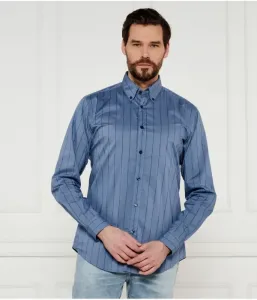 Рубашка Рикерт_М regular fit Boss Orange, синий