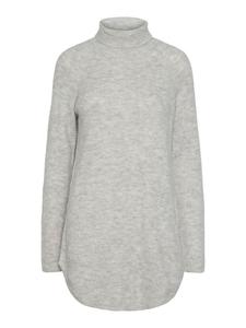 Pieces Вязаный свитер светло-серого меланжевого цвета