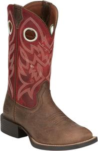 Женские вестерн-сапоги Justin с квадратным носком Liberty, River Stone