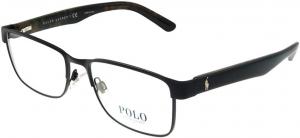 POLO RALPH LAUREN мужские Ph1157 прямоугольные оправы для очков, Matte Black/Demo Lens