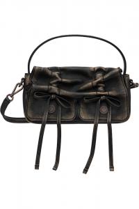 Acne Studios Коричневая многокарманная микросумка