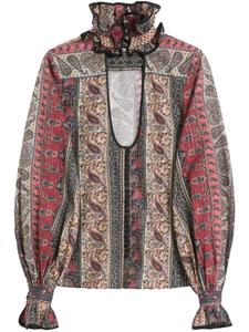 Блузка Voyage Imaginaire Valentino Garavani, красный