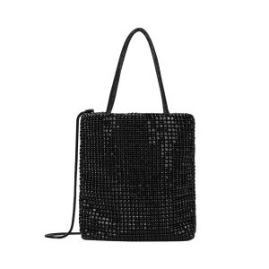 TORY BURCH Миниатюрная женская сумка из переработанного нейлона черная