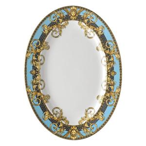 Rosenthal Versace Prestige Gala Le Bleu Тарелка 34 x 24,5 см Rosenthal meets Versace, красочный