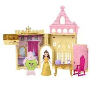 Детская кукла Disney Princess Minis Castillo De Bella doll, золотой