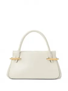 Кожаная мини-сумка-тоут Pinch Givenchy, белый