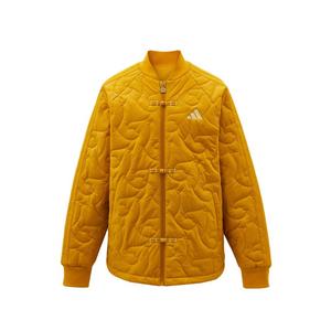 Детская утепленная куртка с воротником стойкой Adidas, желтый