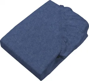 Простыня на резинке фланель меланж Setex