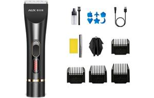 Электрическая машинка для стрижки волос профессиональная электрическая триммер для взрослых для домашнего использования мужская A8 AUX, черный