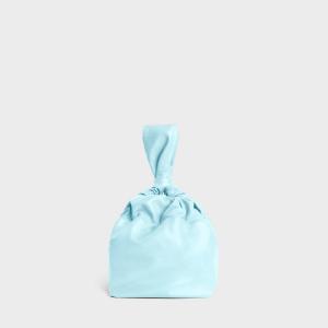 Женская кожаная сумка-браслет Mariposa светло-голубого цвета Lemiz