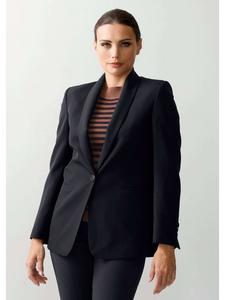 Alba Moda Пиджак с воротником-шалью, темно-синий