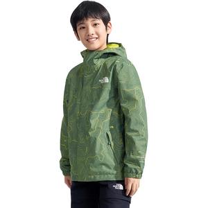 Ветровка AntoraDryvent Lushengs Green с принтом для детей 3-7 лет THE NORTH FACE, зеленый