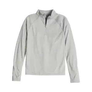 Пуловер из термобелья Dry Tek с застежкой-молнией на четверть оборота для мальчиков 8-20 лет, обычный и хаски Tek Gear, цвет silver spring