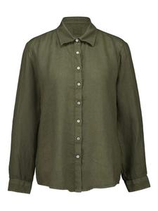 120% Lino льняная рубашка, зеленый