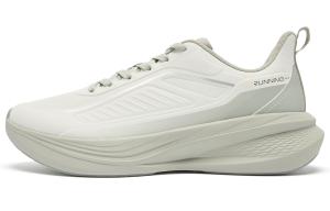 Qiaodan Кроссовки Rainwing 40 Warm Wear-Resistant Slip-Resistant Low-Top Q-LITESPEED Technology для бега, мужские, белый с зелеными элементами