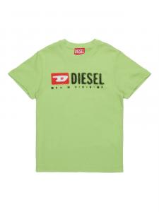 Футболка с логотипом Diesel Kids, зеленый