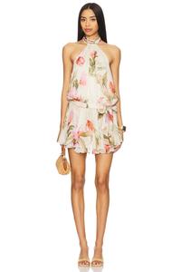 Мини-платье Rococo Sand, cream pink mulit